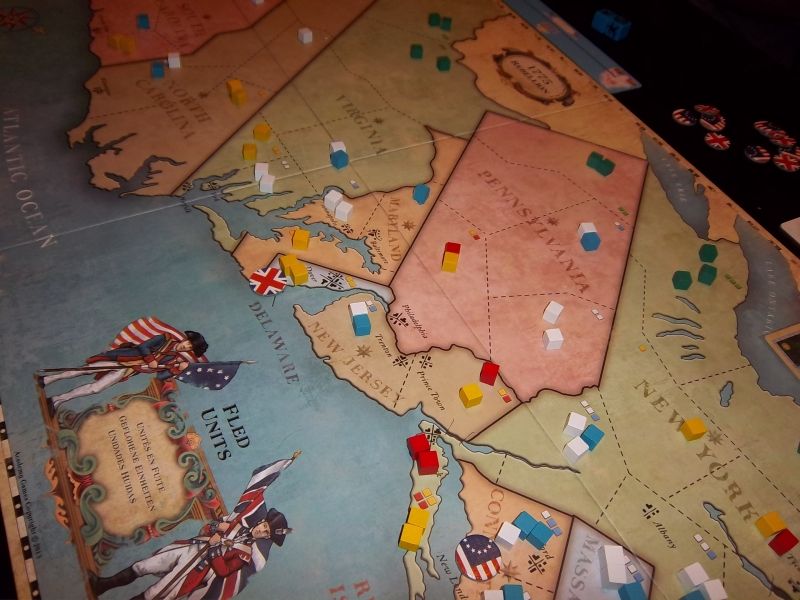 Un petit aperçu du matériel : tout d'abord une partie du plateau...