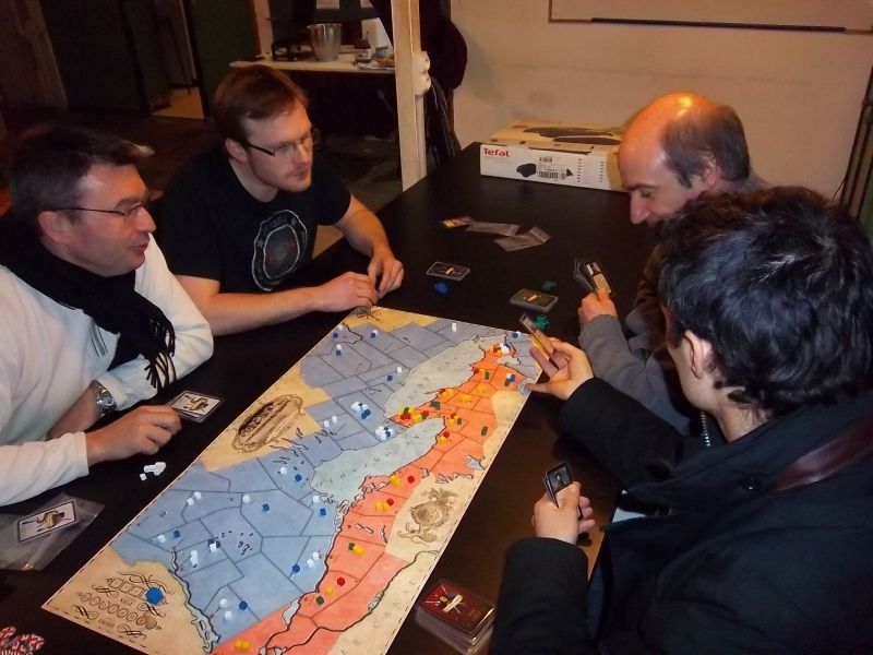 Premier tour, et les américains attaquent à l'ouest...