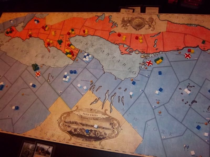 Après 2 tours, les choses se passent plurôt bien pour les anglo-canadiens. L'offensive américaine patauge et ils ont même perdu des provinces...