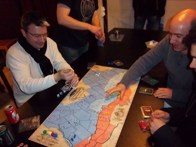 Et en rangeant, tout le monde avait le sourire après ce bon moment passé autour de 1812, l'invasion du Canada.