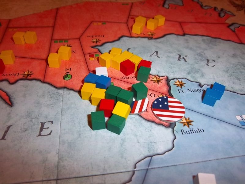 Nous avions pris Fort Erie et Queenston (2 points de victoire), mais comme vous pouvez le deviner, on va pas les garder très longtemps...