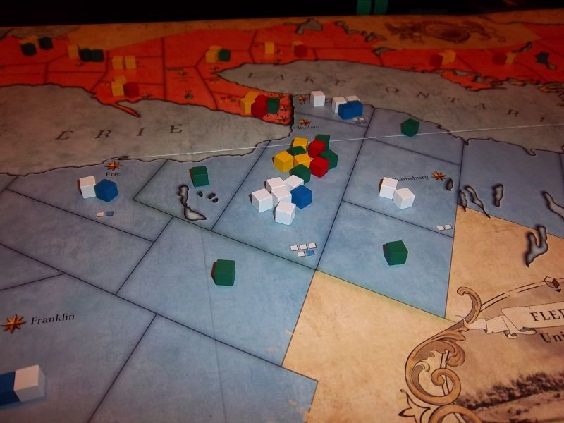 Nos adversaires lancent un assaut sur Buffalo...déjà cerné par les indiens !