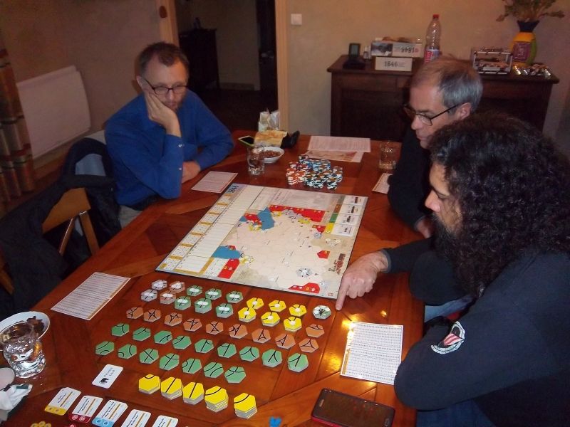 Nous voilà prêts à entrer dans l'univers impitoyable d'un 18xx