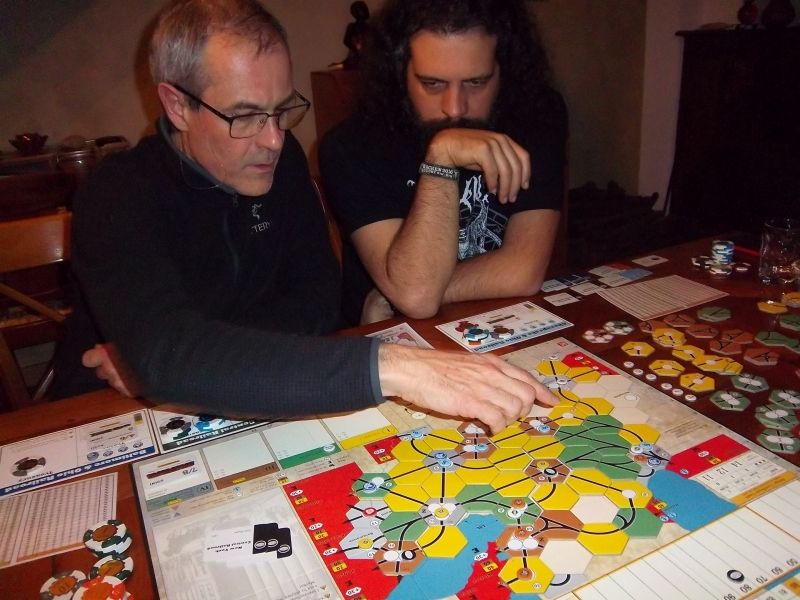 Monsieur Zhor calcule les revenus de la B&O, sous le regard attentif de monsieur Bloodyraoul qui avait aussi des actions dans cette compagnie.