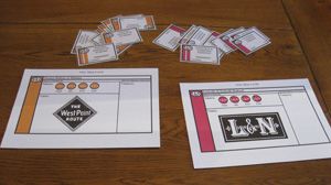 Les cartons d'action et les fiches compagnies de 18AL