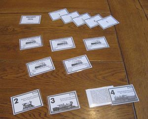 Cartons de trains et de compagnies privées