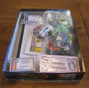 Ma boîte remplie avec tous les éléments.