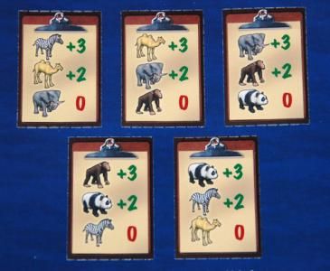 Zooloretto - les cartes "mission"