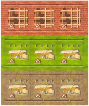 Zooloretto : 9 Tuiles de Constructions