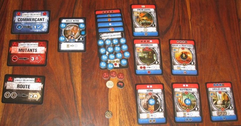 Le jeu des mutants, moins fournis en batiments mais avec pas mal d'accords.