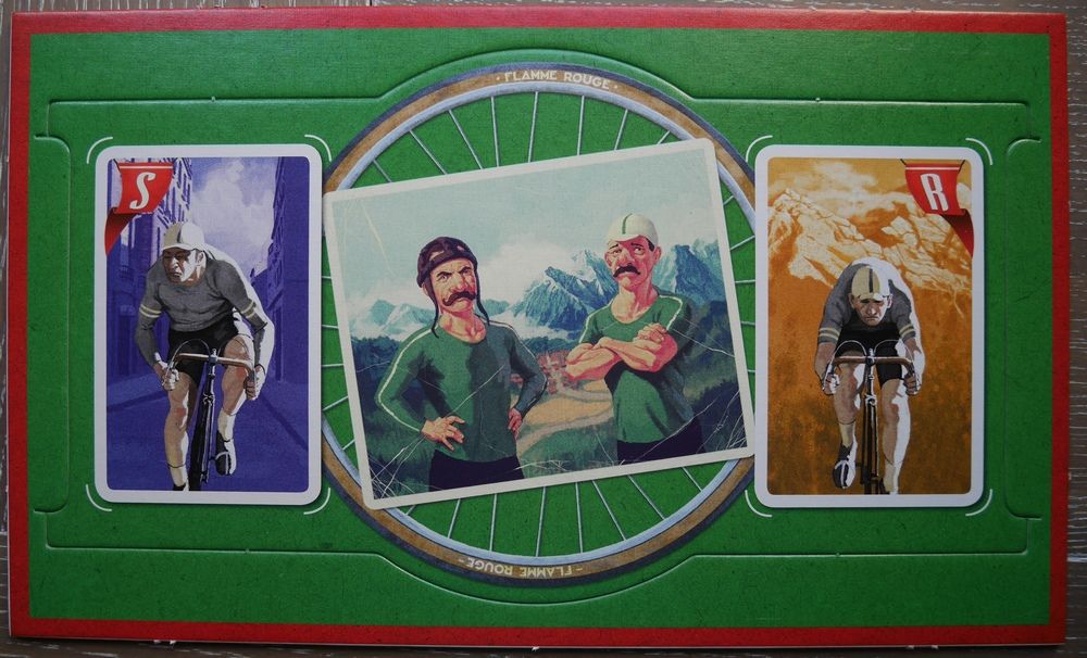 Le plateau de l’équipe verte : Big moustache !