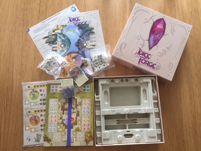 Le matériel que contient l'écrin de jeu.