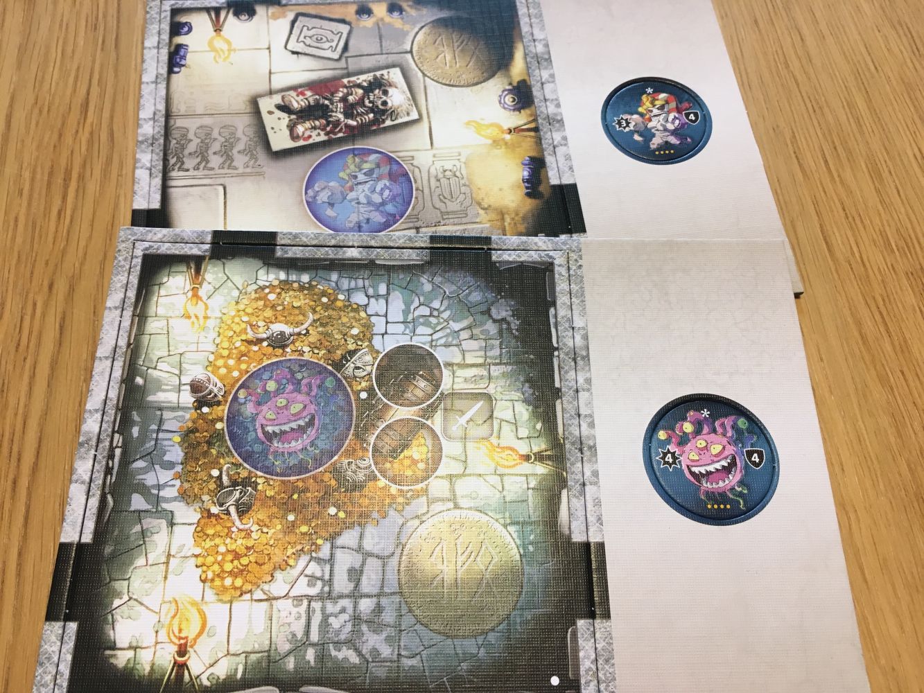 Deux nouveaux boss avec leur tuiles salles