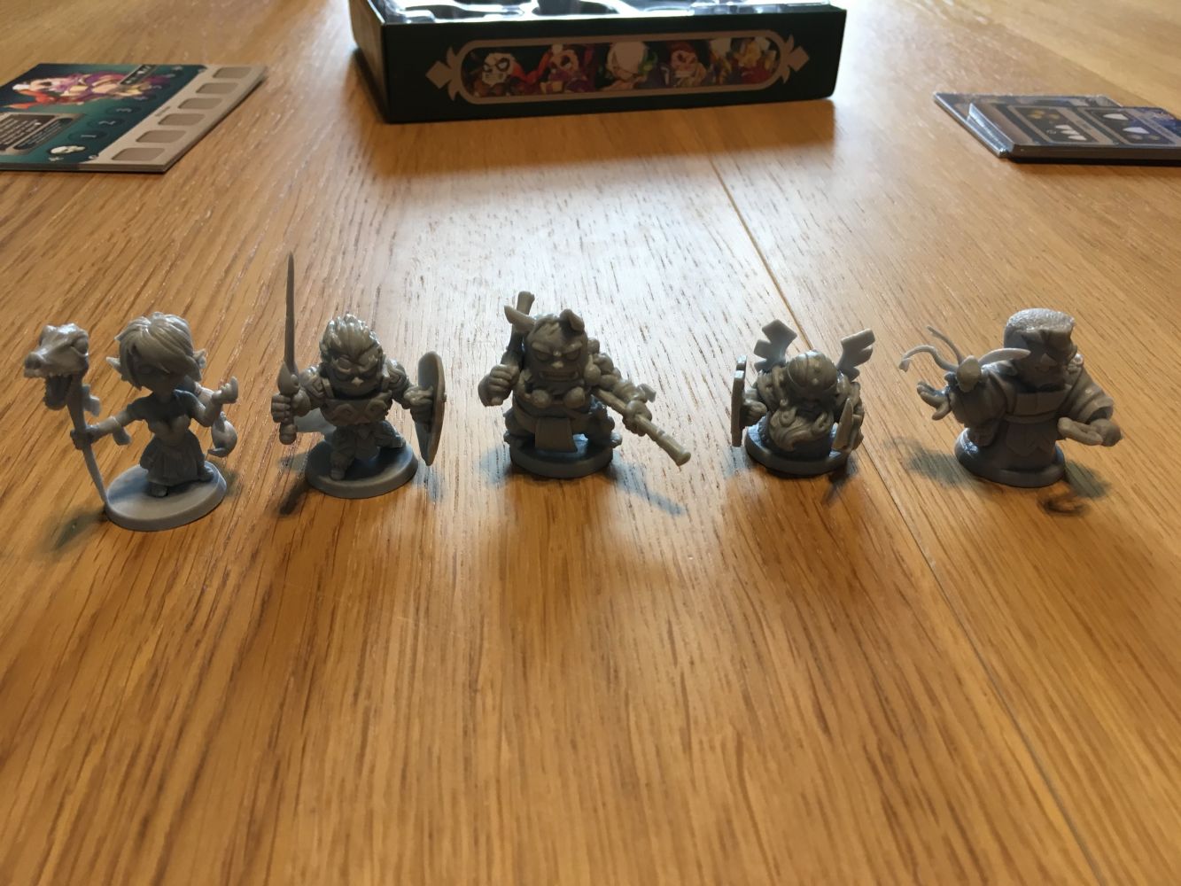 Les figurines des nouveaux héros