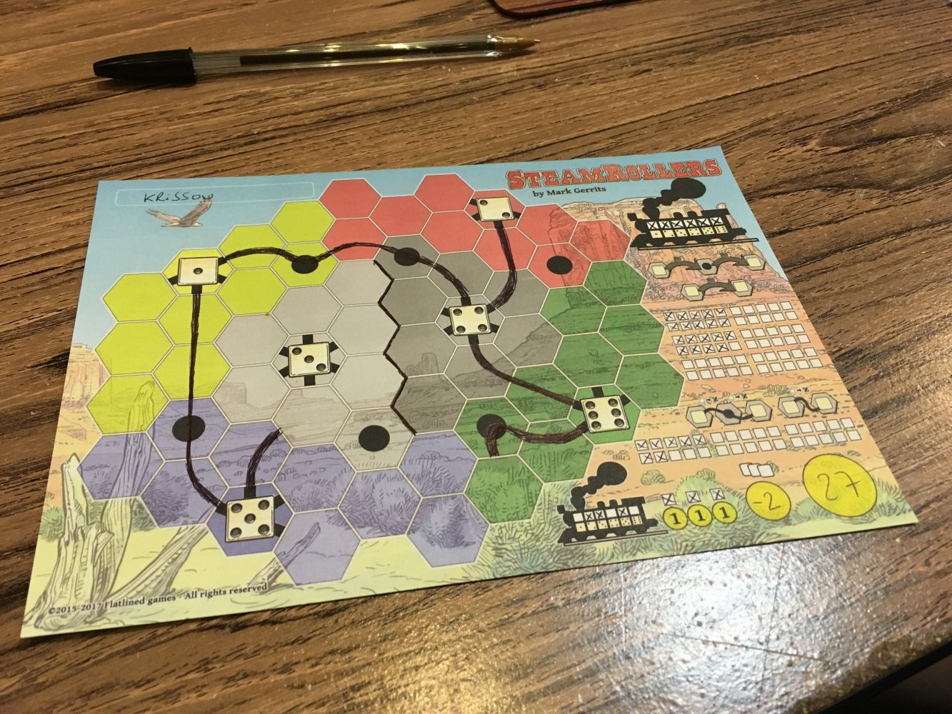 Mon réseau en fin de partie