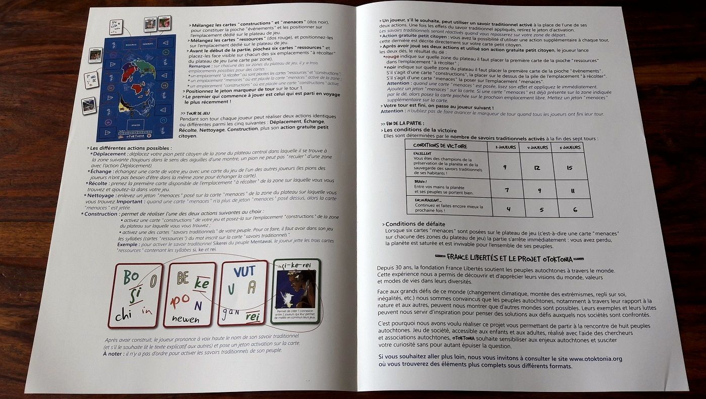 Le feuillet de règle est ici complet !