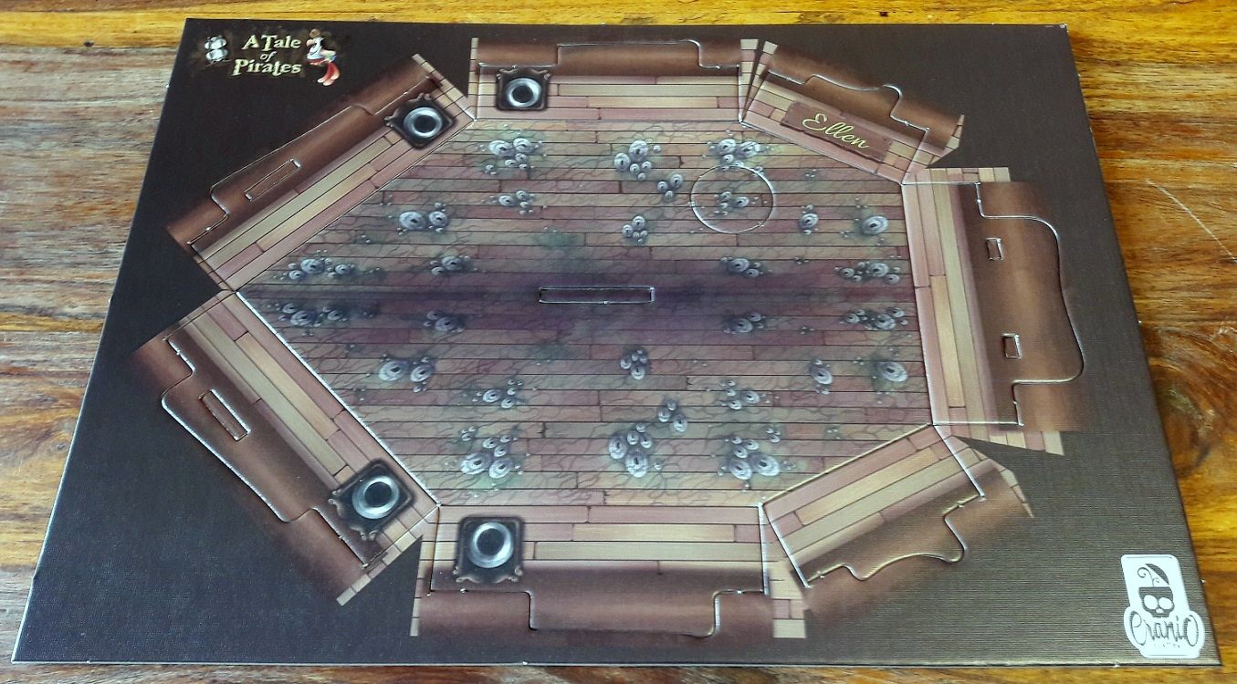 Ici le pont avec les emplacement des différentes actions où l'on pourra mettre les sabliers.