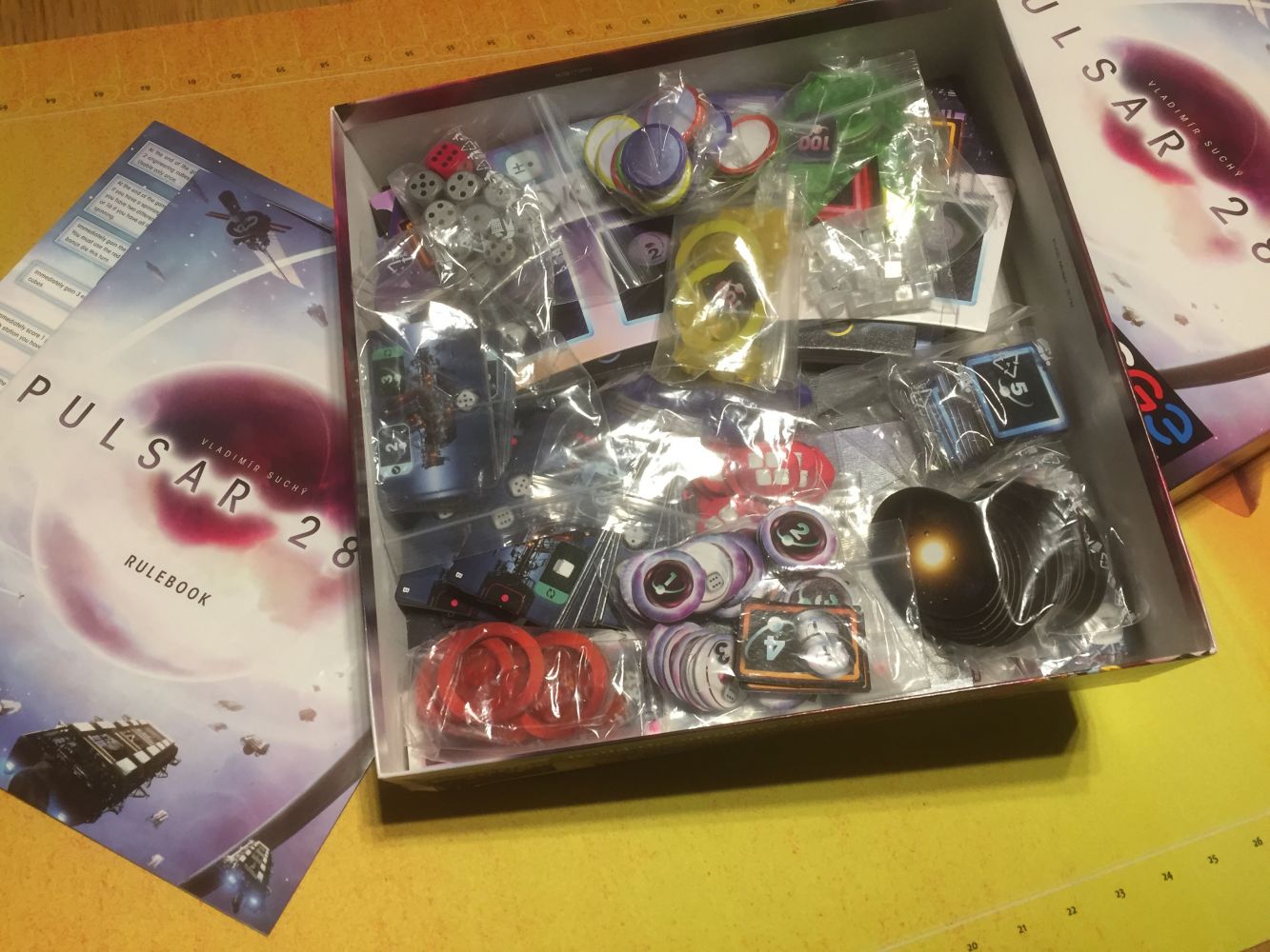 Le contenu de la boîte.