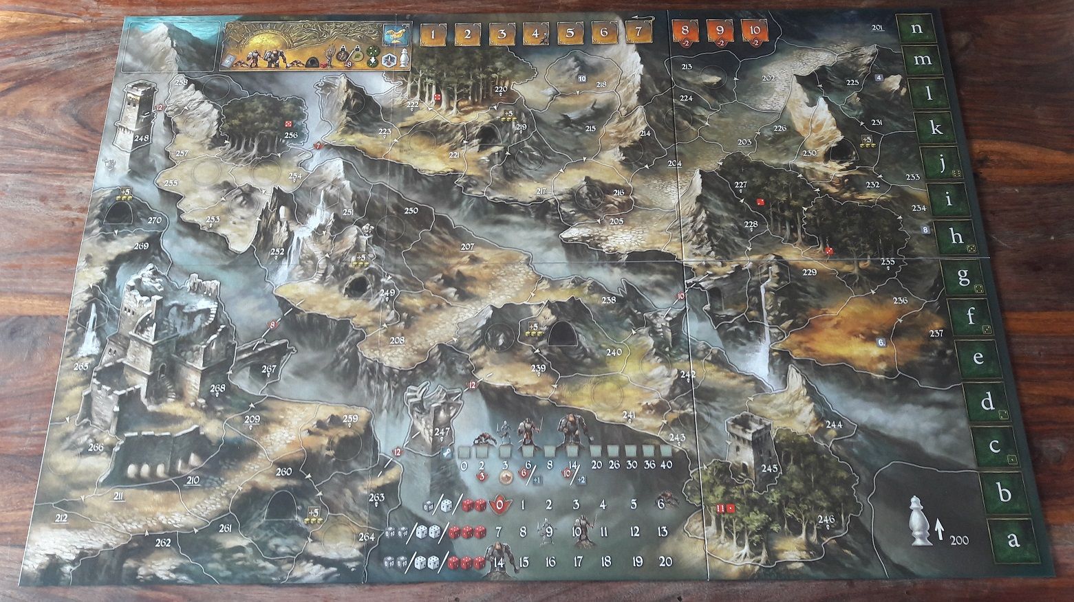 Le recto du plateau à la fois immense et magnifique.