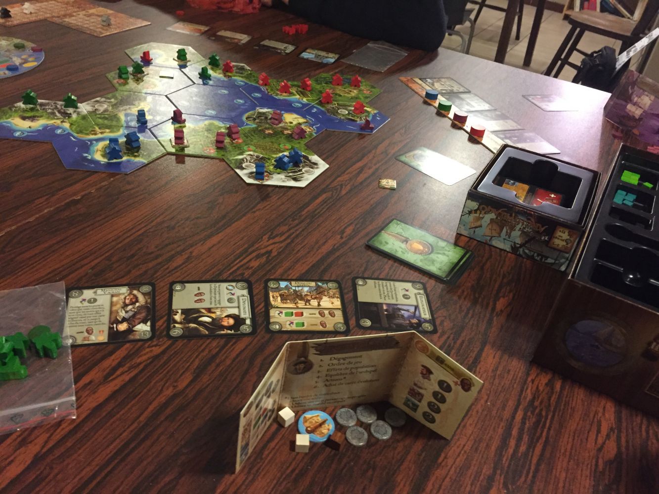 Mon trésor... et le Maréchal Vauban qui me donnera 1pt de victoire. Suffisant pour gagner?