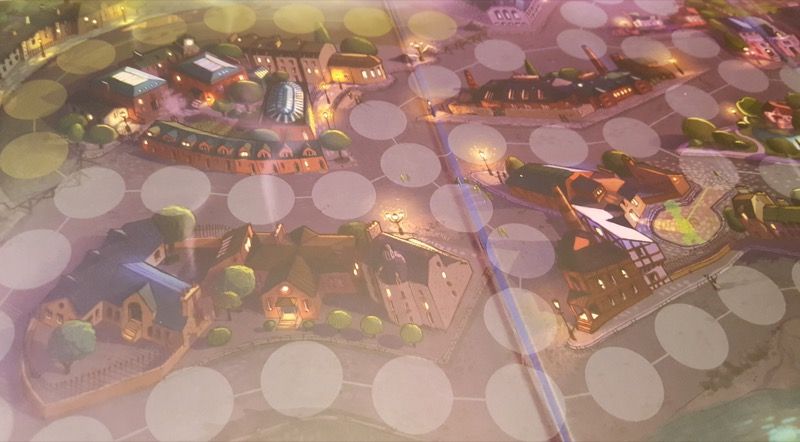 Détail du plateau côté nuit.