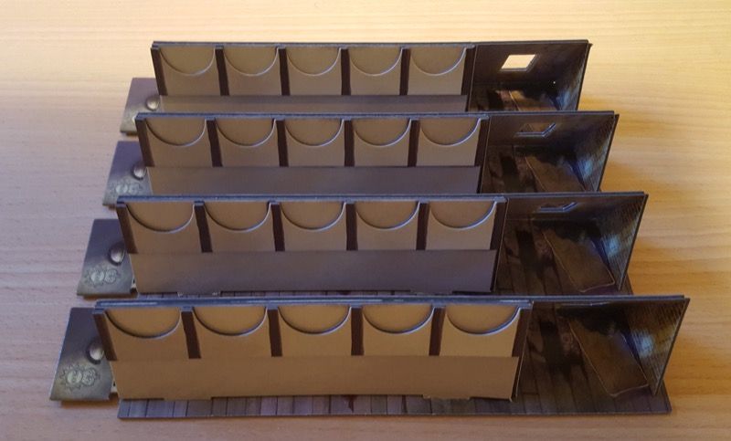 Les 4 Repaires montés côté vue de derrière