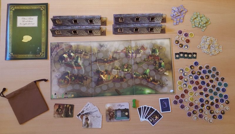 Une vue générale du matériel complet déployé