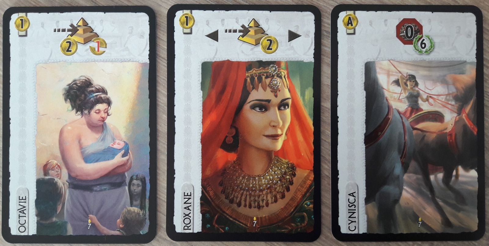 Octavie, Roxane & Cynisca