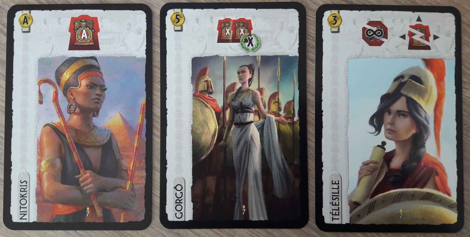 Nitokris, Gorgô & Télésille