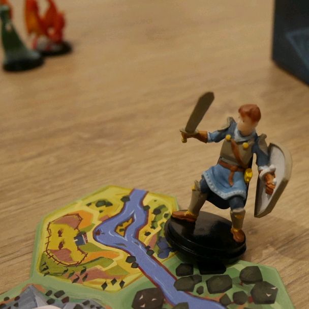 Le preux Chevalier à  la recherche de la princesse.