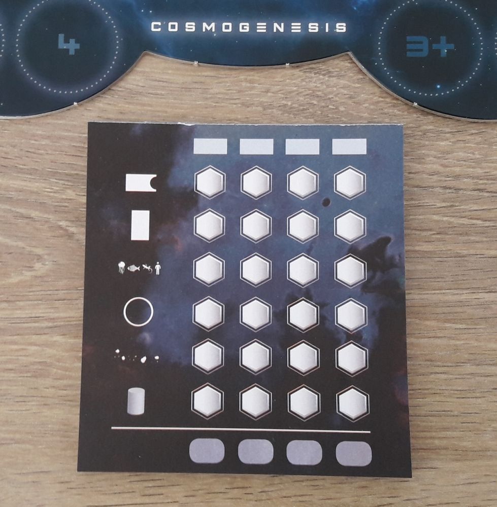 Objectifs planétaires, objectifs du système, progression de la vie sur les astres, objets exotiques, ceintures d’astéroïdes et détenteur du  pion du premier  joueur au dernier tour