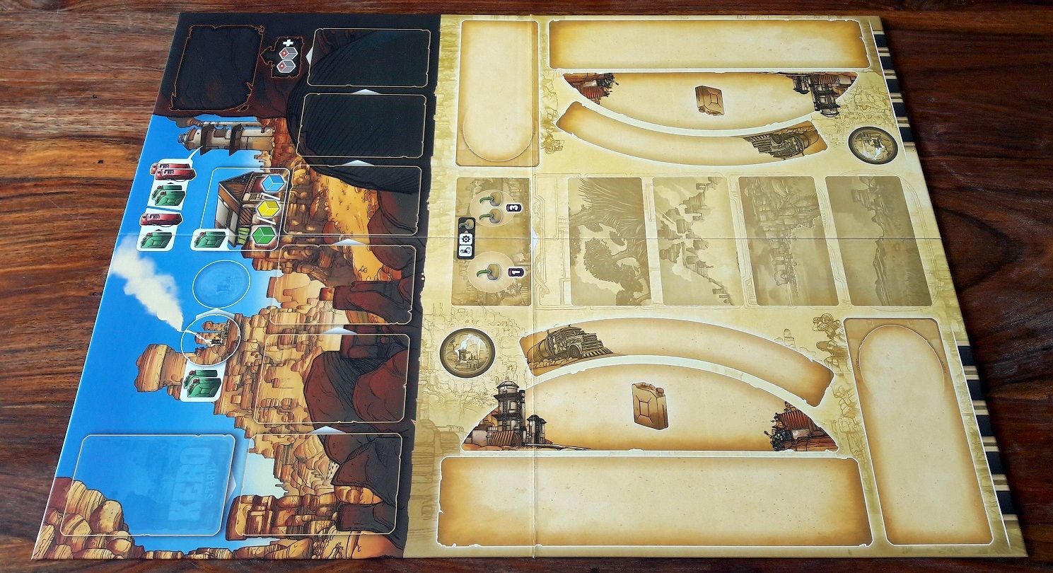 On aurait pu imaginer de jouer avec un mini plateau ou même sans, mais ne boudons pas notre plaisir, il est beau :)