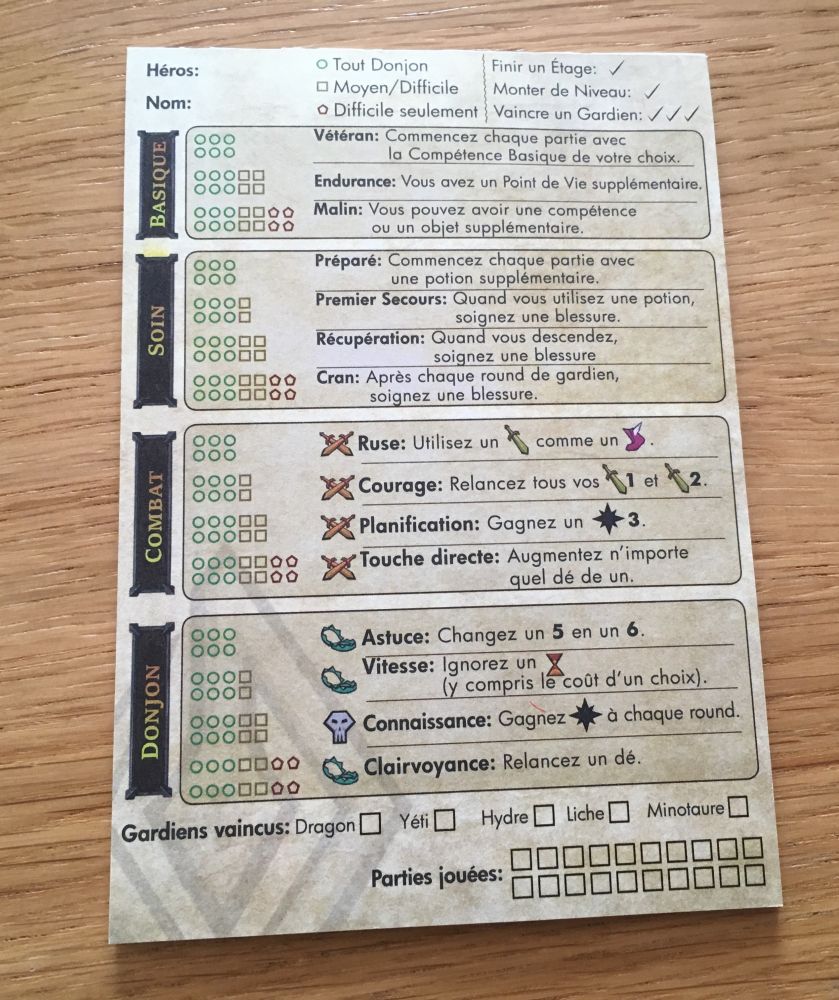 Bloc de feuilles pour campagne