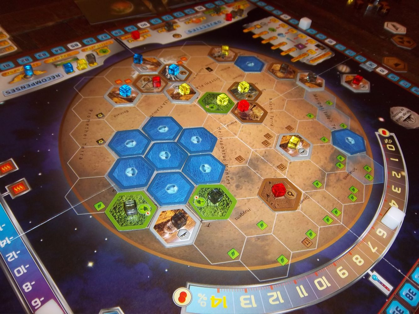 Quand je vous disais que l'oxygène grimpait pas, alors que température et océans éteint au max...