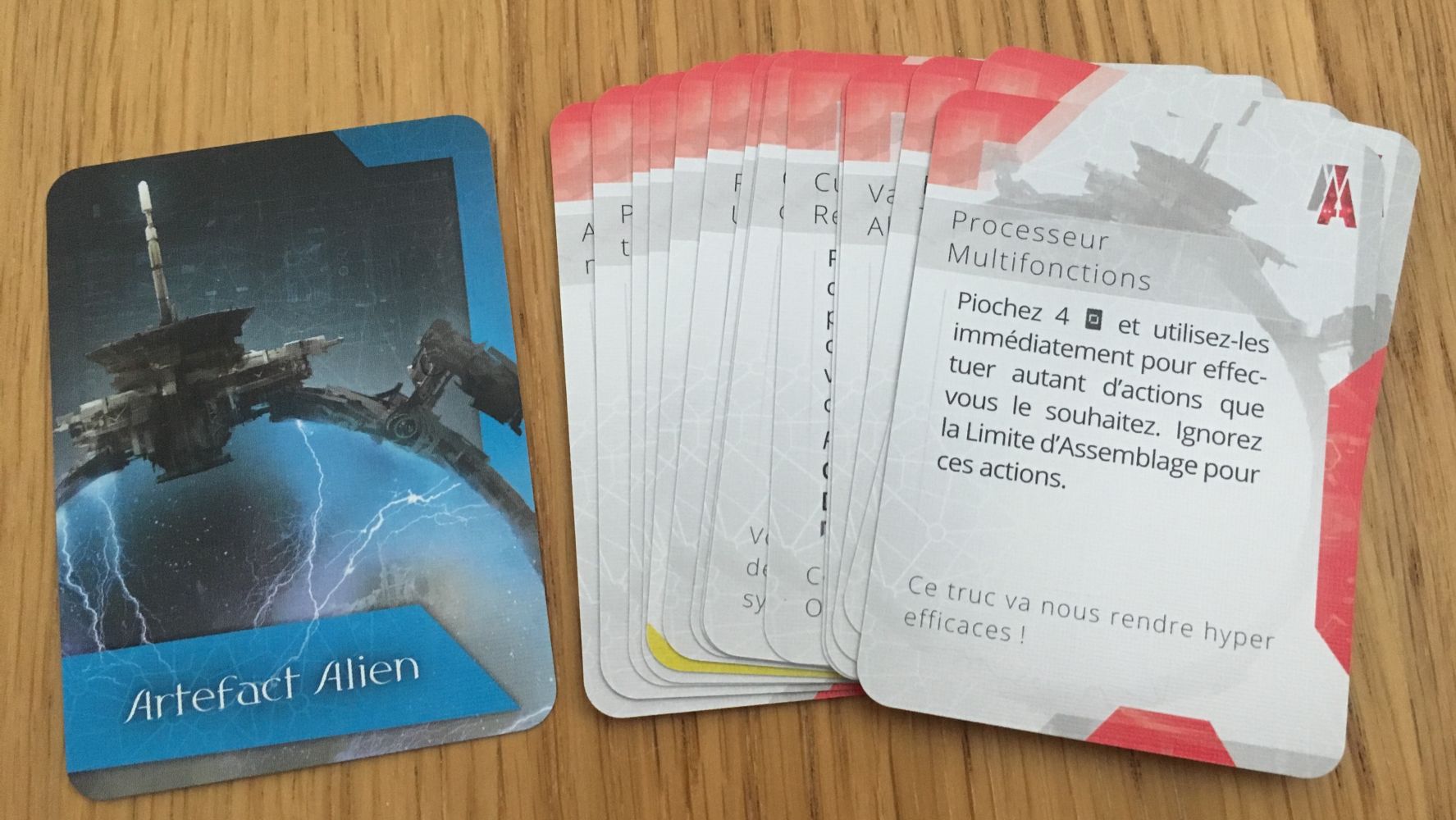 Les cartes Artefact Alien