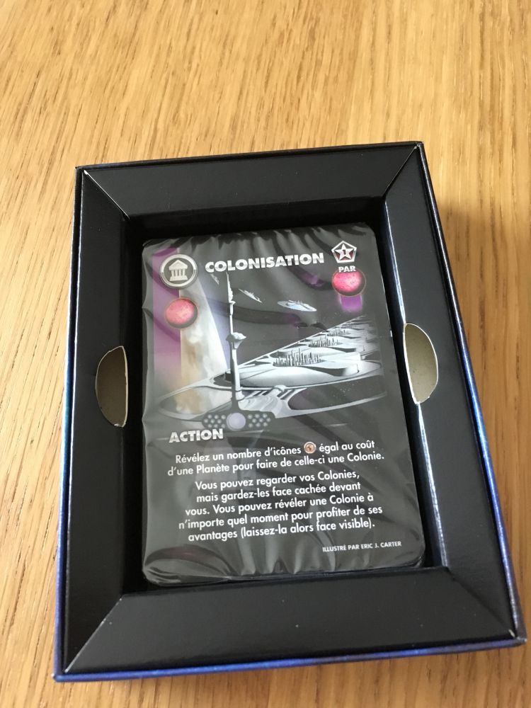 A la première ouverture de la boite