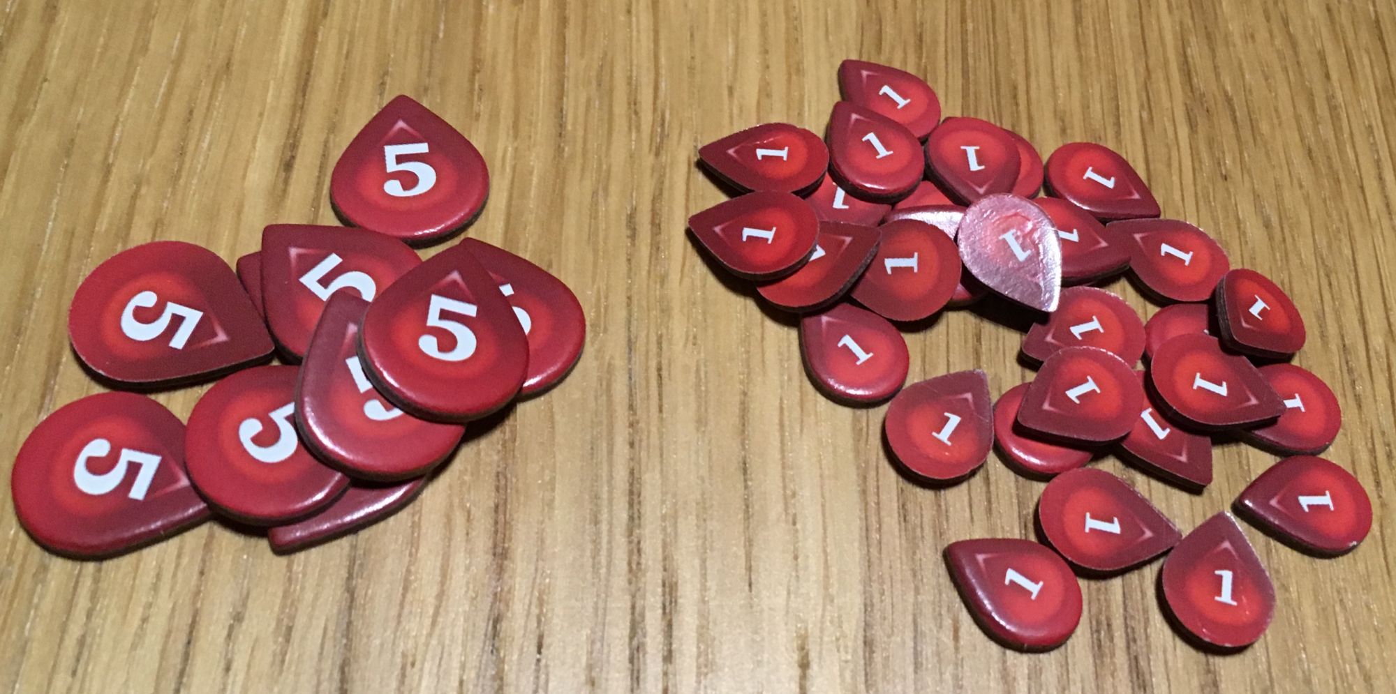 Les jetons points de vie