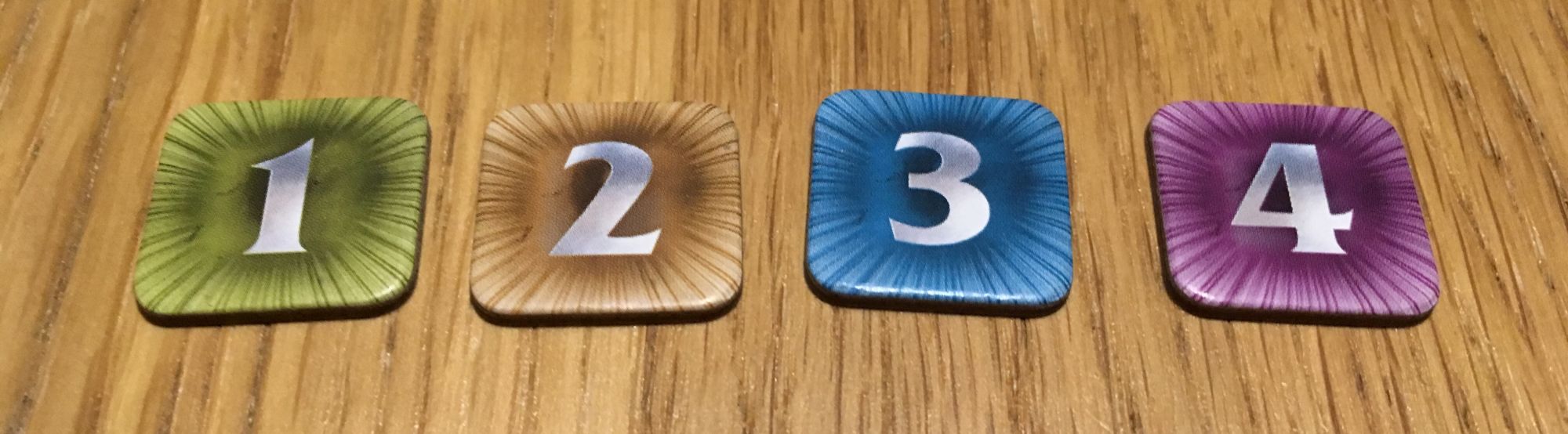 Jetons numéro du joueur