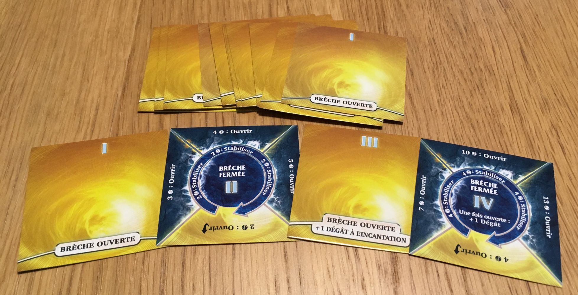 Les cartes brèche