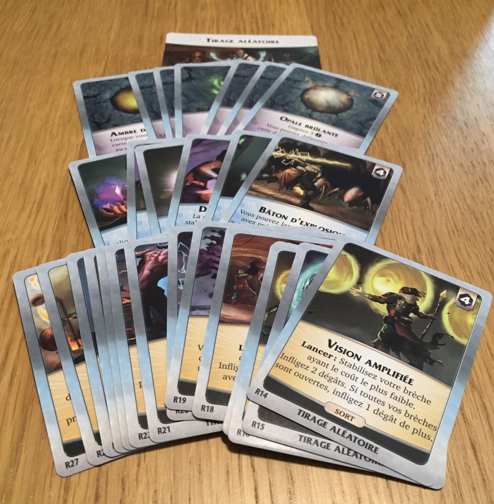 Cartes pour le tirage aléatoire