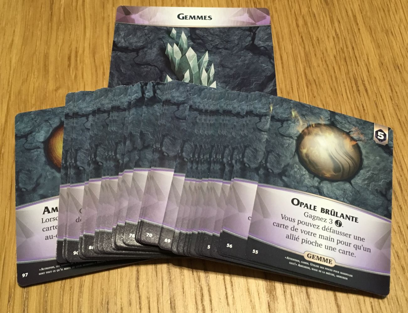 Les cartes Gemmes