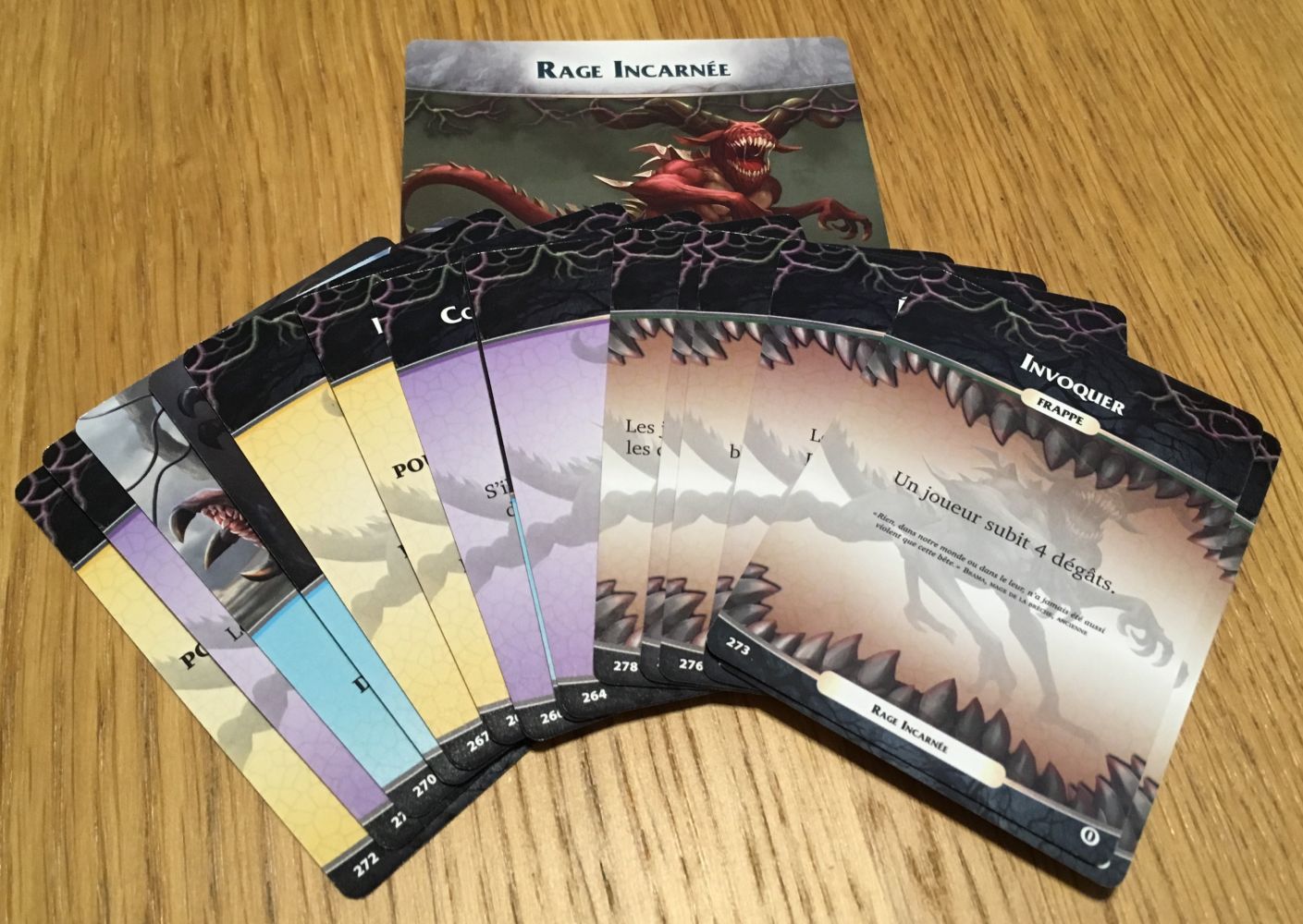 Les cartes Némésis de la Rage Incarnée