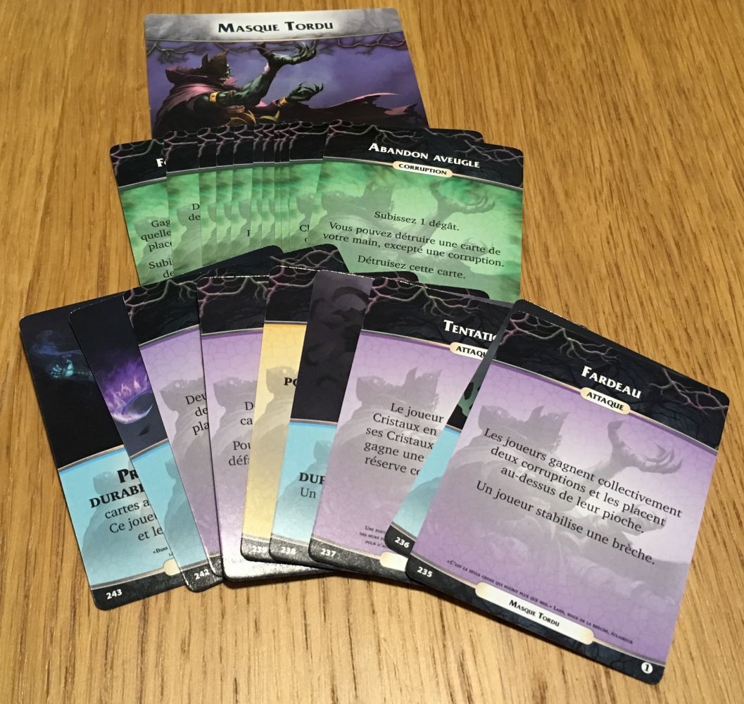 Les cartes Némésis du Masque Tordu