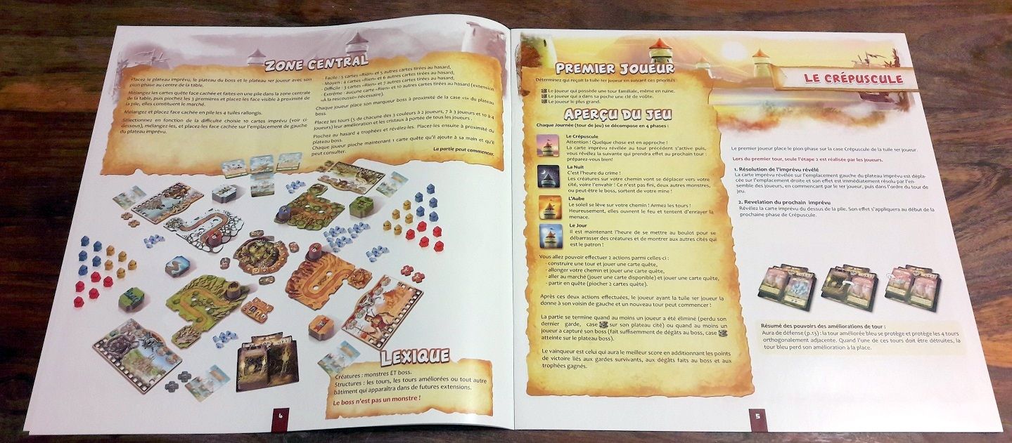 Le livret de règles est assez complet et bien illustré mais pas d'encadrés ou de gras sur les points de règles : dommage.