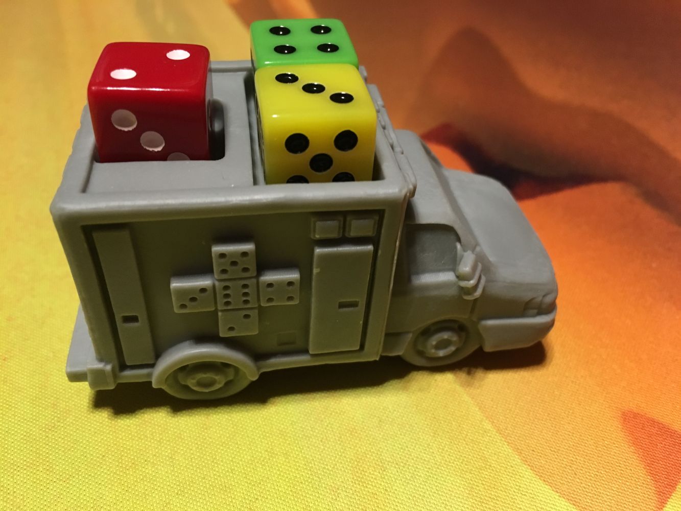 L’ambulance 3D avec ses patients