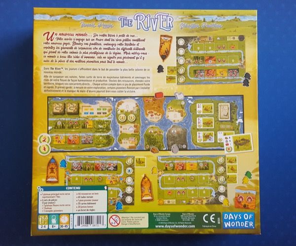 Dos de boite avec une vue du matériel