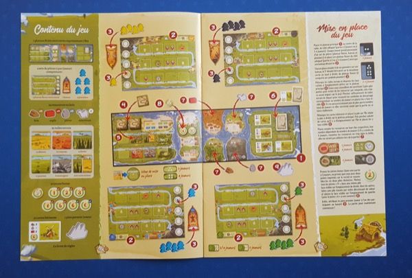 la règle du jeu avec une mise en place superbement illustrée