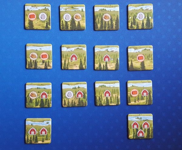 Les 14 tuiles forêts