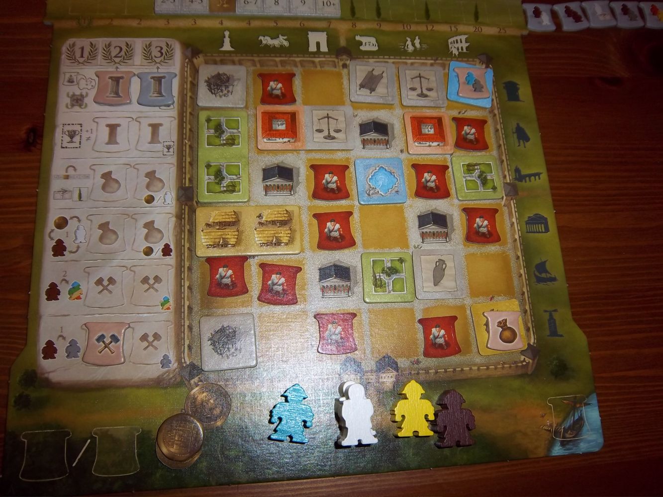 Une vue de mon plateau individuel