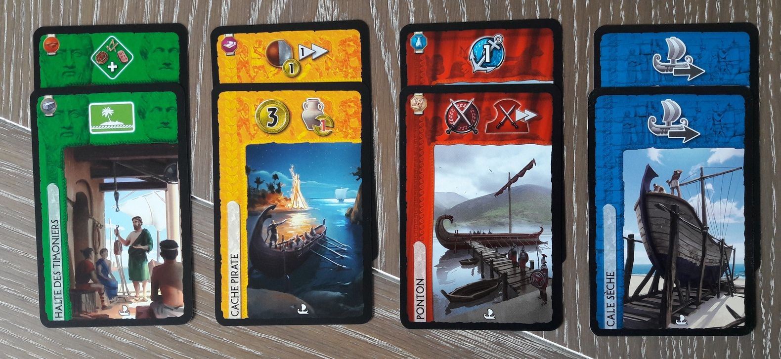 les cartes de l'Age 1 ... quelques nouvelles icônes à assimiler